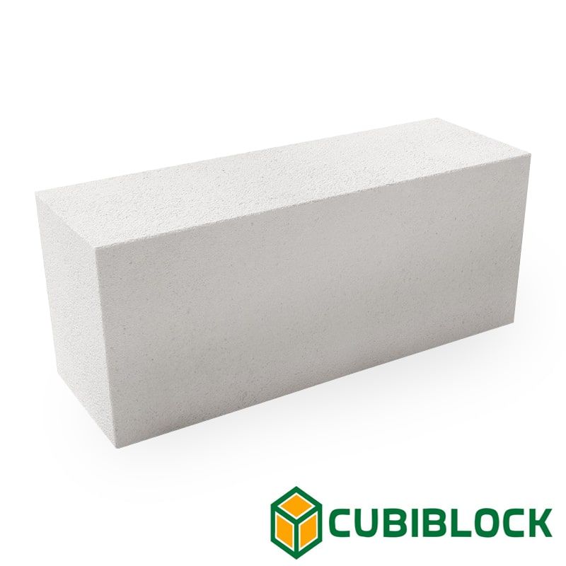 Газобетонный блок стеновой Cubi Block D600 625х300х200 B3.5 фото 0